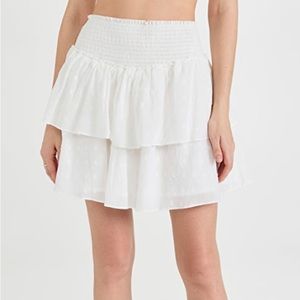 Minkpink Whitewash Miniskirt